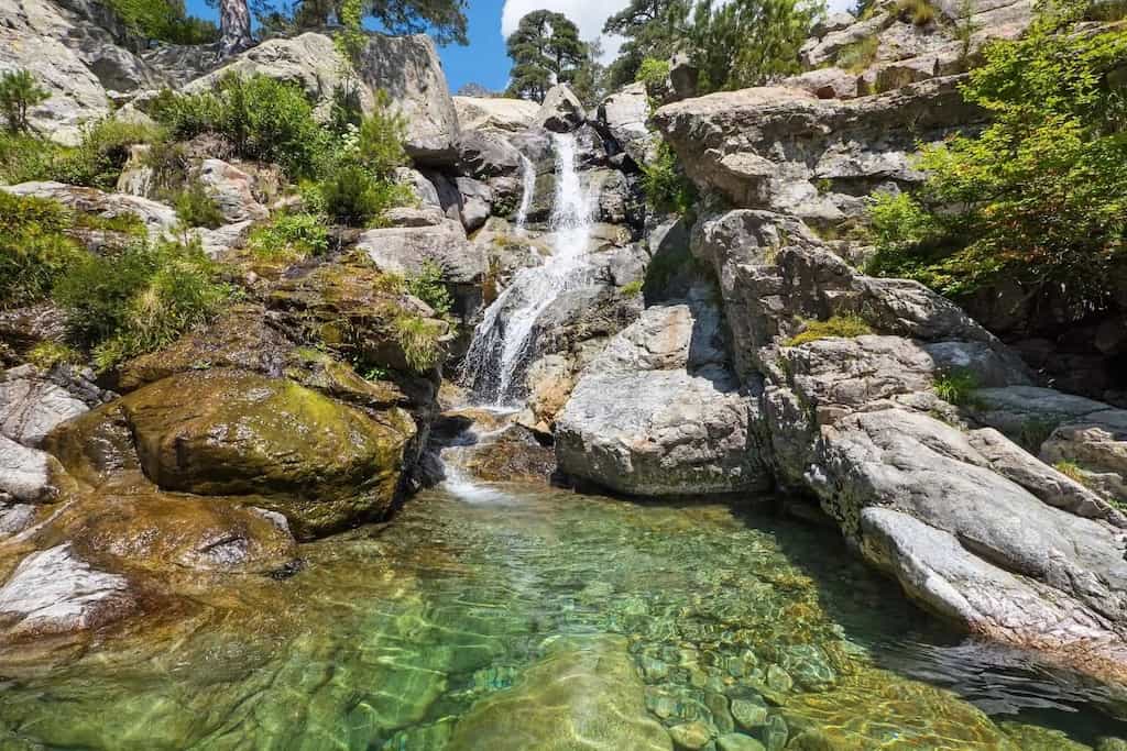 Piscine naturelle Corse - Cascade des Anglais