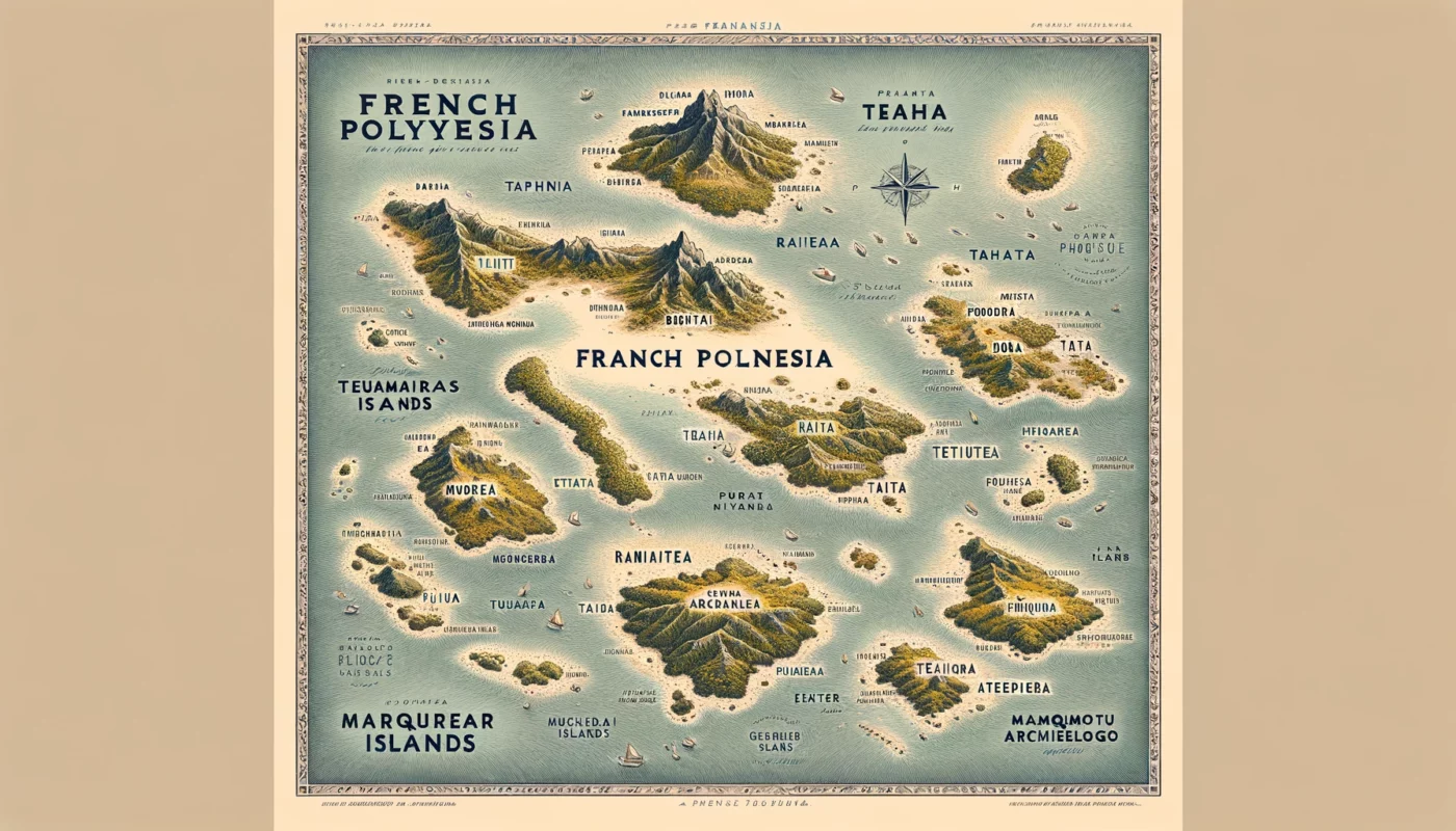 Carte Polynésie Francaise